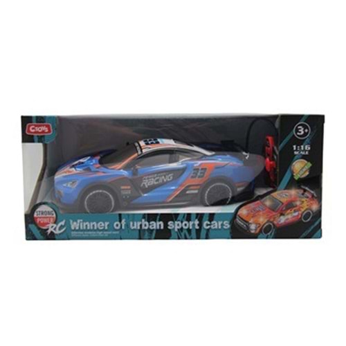Işıklı Uzaktan Kumandalı Yarış Aracı 1:16 Model-3