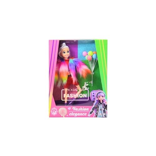 Ctoy Oyuncak Moda Aksesuarlı Oyuncak Bebek 11.5 Inch Ctoy Oyuncak-8671-12