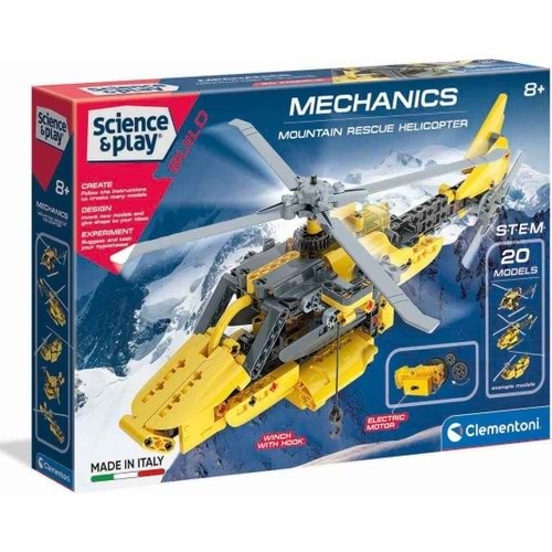 Clementoni Mekanik Laboratuvarı Kurtarma Helikopteri CLE-75063TR