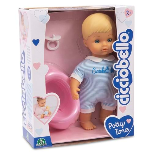 Cıccıobello 24Cm Yumuş Bebek Tuvalet Zamanı