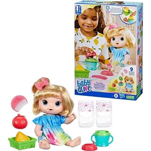 Baby Alive Bebeğimle Eğlenceli Yudumlar (Sarışın)