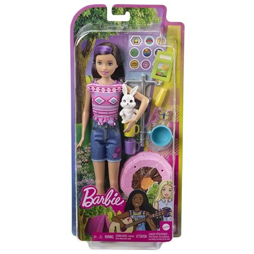 Barbie nin Kız Kardeşleri Kampa Gidiyor Oyun Seti HDF69