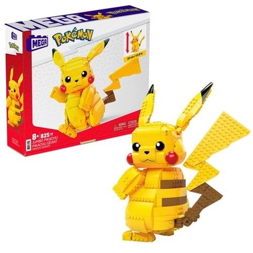 Mega Pokemon Jumbo Pikachu Figürü 825 Parça FVK81 (MATELLFVK81)