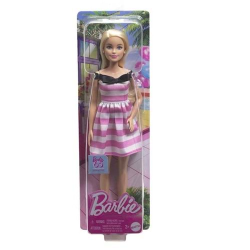 Barbıe 65.Yıl Özel Pembe Elbiseli Bebek