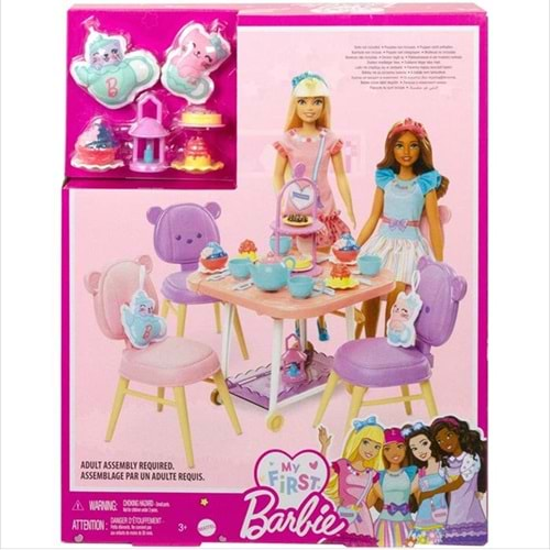 Barbie My First İlk Bebeğim Çay Partisi Oyun Seti HMM65