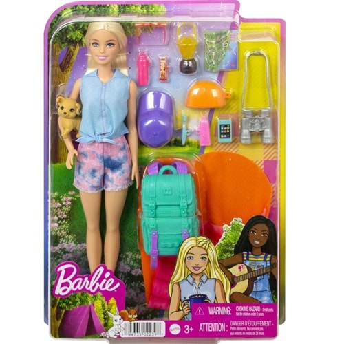 Barbie Kampa Gidiyor Aksesuarlı Oyun Seti HDF73