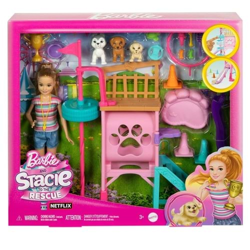 Barbie Stacie Nin Köpekçik Oyun Parkı