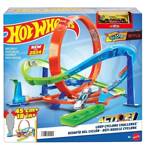 Hot Wheels Bumerang Çemberli Yarış Pisti