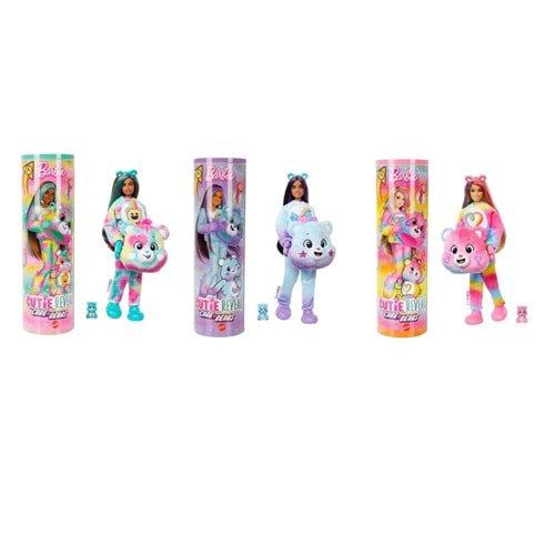 Barbie Licensed Cutie Reveal X Care Bears Series (1 Adet Asorti)