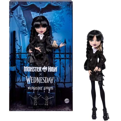 Monster High Koleksiyon Wednesday Addams Bebek Mtl-jnj91