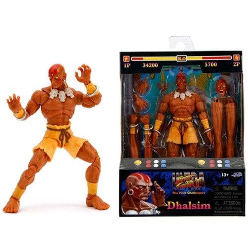 Street Fighter Iı Dhalsim 6 Figure Smb-9334220314r00