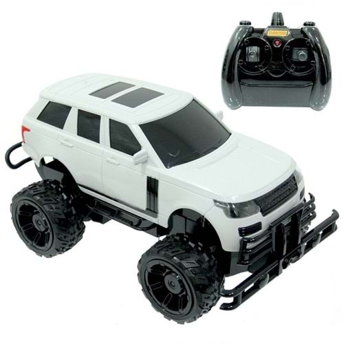 Sunman Oyuncak Işıklı Uzaktan Kumandalı Big Foot Usb Şarjlı Jeep Araba 34 cm. 1:14