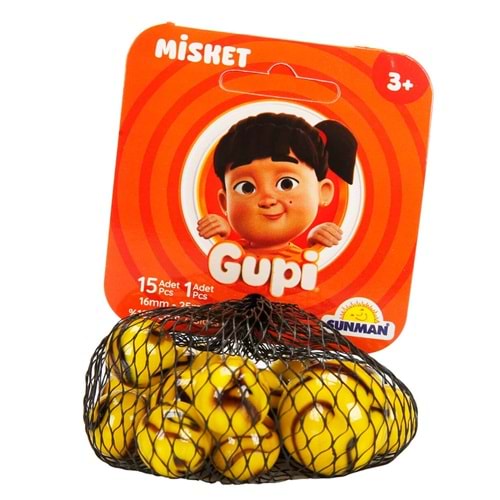Sunman Misket Gupi 15+1 File (Gup) Krtl.25d.