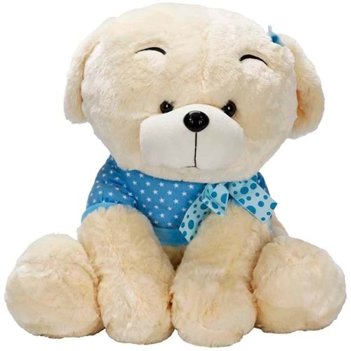 Sunman Oyuncak Peluş Köpek Oturan Tshırt Ve Kurdelalı 55cm2r. SUN-S02001033