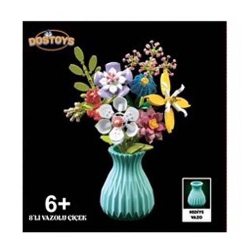 Oceanfour 06289-109-3 8Li Vazolu Çiçek Lego