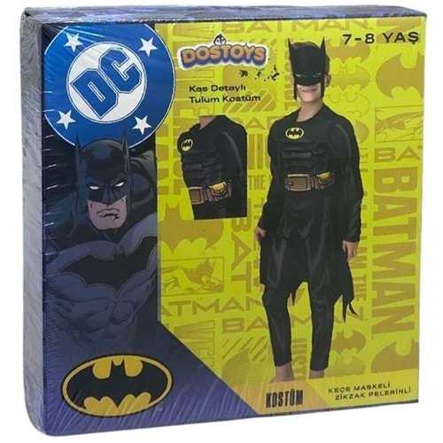 Batman Kaslı Kostüm 7-8 Yaş
