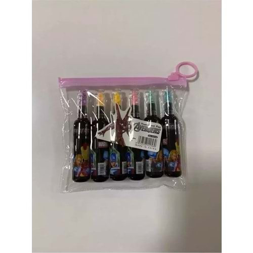 Pinco Fosforlu Kalem AVENGERS 6 Lı DL-2038