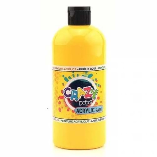 Crazy Akrilik Paint Sarı 550 GR 2702