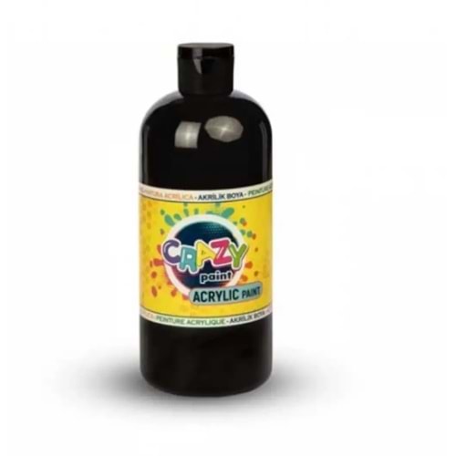Crazy Akrilik Paint Siyah 550 GR 2708