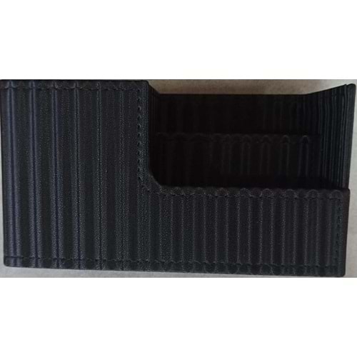Inn Design Organizer Kalemlik Beyoğlu Serisi Deri Cosmos Siyah 11x20x9.5 Cm DD-1235