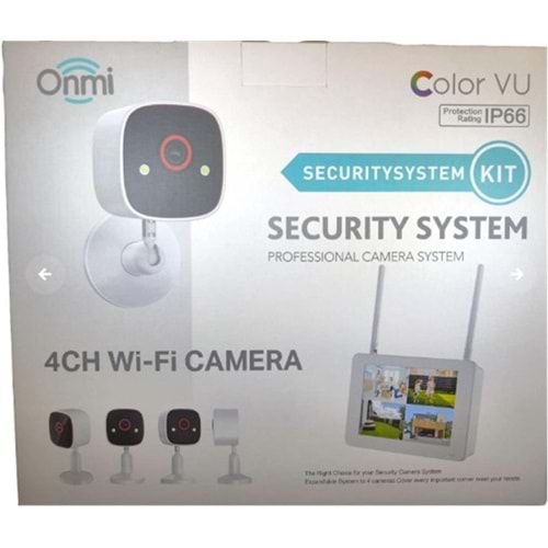 Apronx BSM400 4 Kanal Nvr + 3Mp 4 Kamera Full Color Mik. + 10