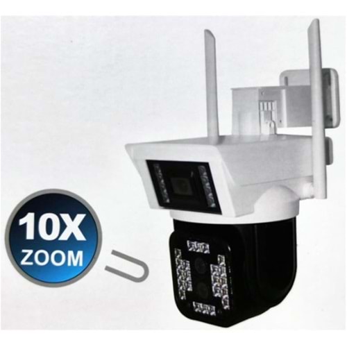 Apronx APX-WP363oz 9Mp 10x Zoom 2.8mm-12mm İki Kamera Wifi PTZ