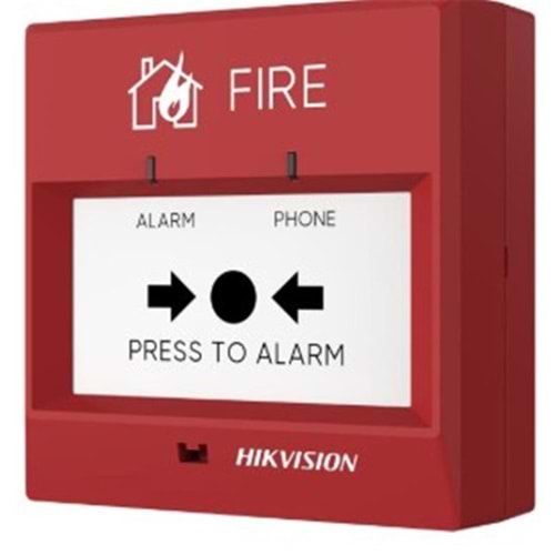 Hikvision HF-CMP1 Konvansiyonel Yangın Alarm Butonu,Tekrar Kurulabilir