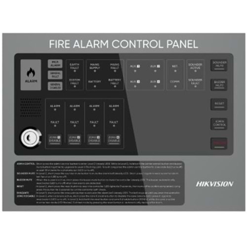 Hikvision HF-C104 4 Bölgeli Konvansiyonel Yangın Alarm Paneli