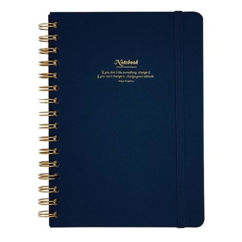 Sp.Sert Kapak Defter Canvas A5 100 GR 160 Syf Lacvert