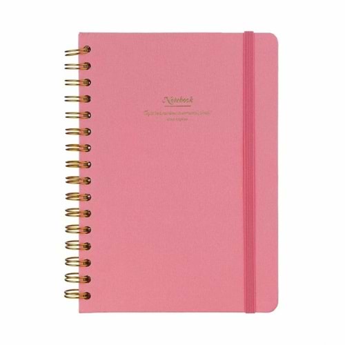 Sp.Sert Kapak Defter Canvas A5 100 Gr 160 Syf Pembe