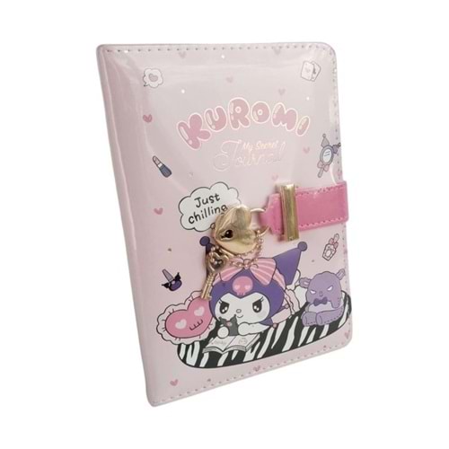 Vj Kuromi Kilitli Günlük A6 192 Syf 80 Gr 525-2023