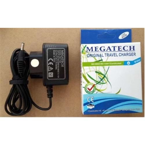 Megatech MT-302 5.0V 890Ma Travel Şarj Aleti (N70 İnce Nokia Uçlu)