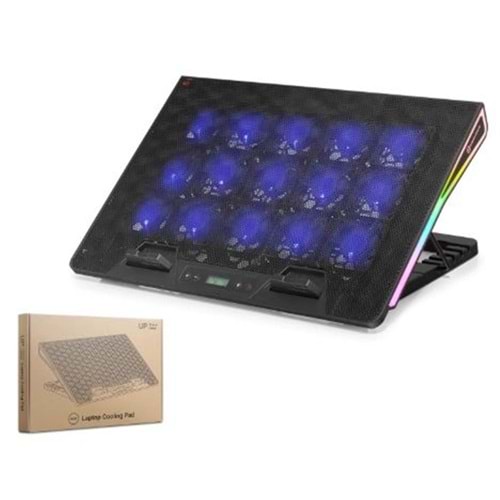 Hadron Dcxaa2 Notebook Soğutucu 15-Fan 13-17.3 RGB Siyah