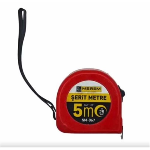 Meşem Çelik Şerit Metre 5x25 Mm Sm-067 152