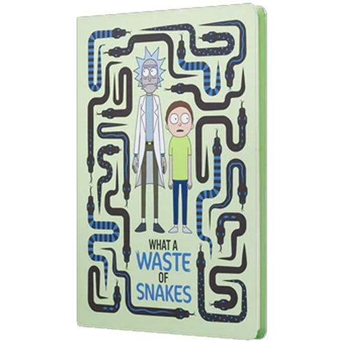 Mabbels Sert Kapak Butik Defter Rick And Morty Yılan Krem 80 YP 15x21 DFT-388074