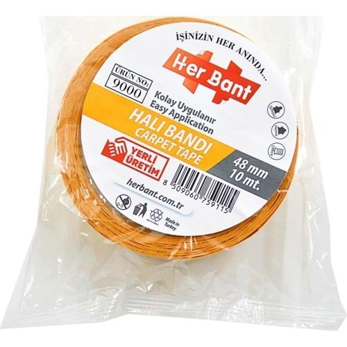 Her Bant Halı Bandı 48mmx10mt 9000