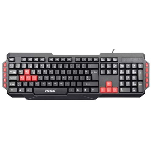 Everest KB-G7 ARMOR Siyah USB Q Gaming Oyuncu Klavyesi