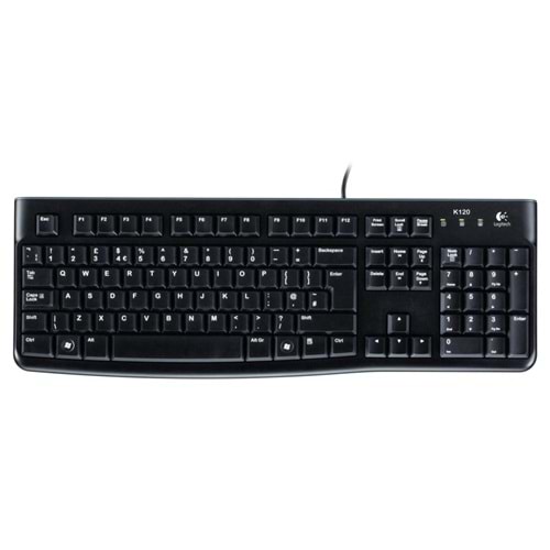 Logitech 920-002508 K120 İngilizce Usb Kablolu Siyah Klavye
