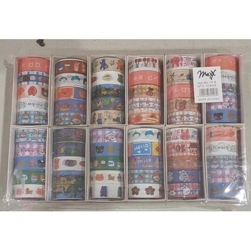 Maxx Desenli Bant TP-6 (1 Adet)