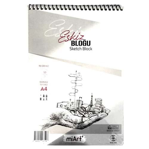 Miart Eskiz Defteri A4 90 Gr 50 YP