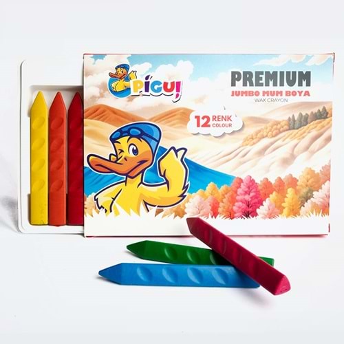 Pigui Jumbo Mum Boya 12 Renk Pgjmb-01