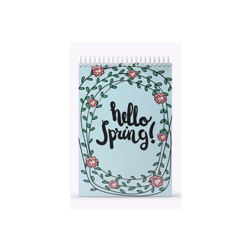 My Mia Art Motto Bloknot Seri Hello Spring 12x17