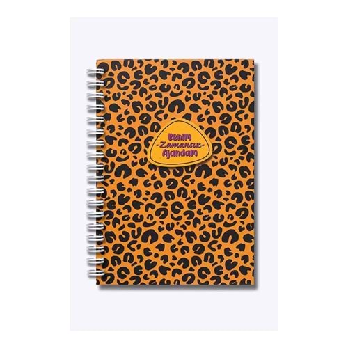 Denden Benim Ajandam Seri Benim Ajandam Leopar 17x24