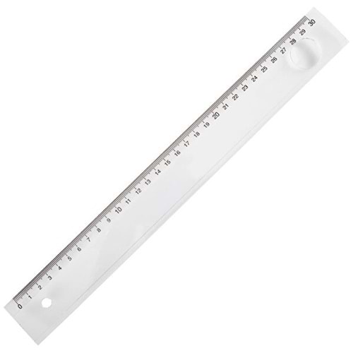Beş Yıldızlar Standart Cetvel Plastik Mercekli 30 CM 010 (1 Adet)