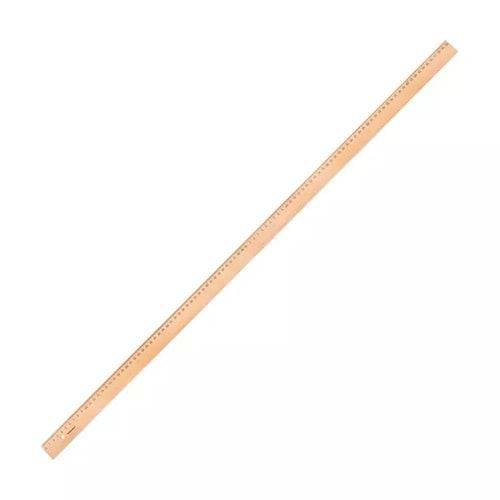 Beş Yıldızlar Standart Cetvel Tahta Geniş 100 CM 141