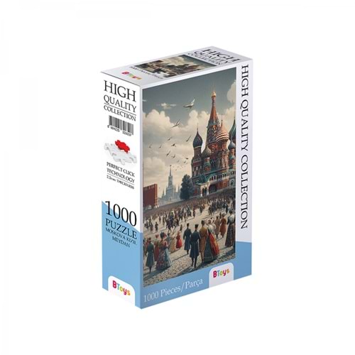 BToys Puzzle 1000 Parça Moskova Kızıl Meydan 326507