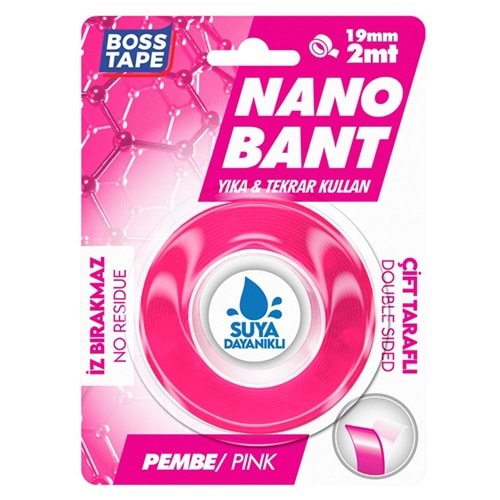 Boss Tape Yeni Pembe Nano Bant Magic Tape Bt-01033