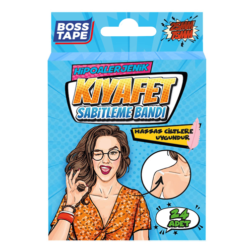 Boss Tape Kıyafet Bandı 24 Lü Tek Ebat Bt-07001
