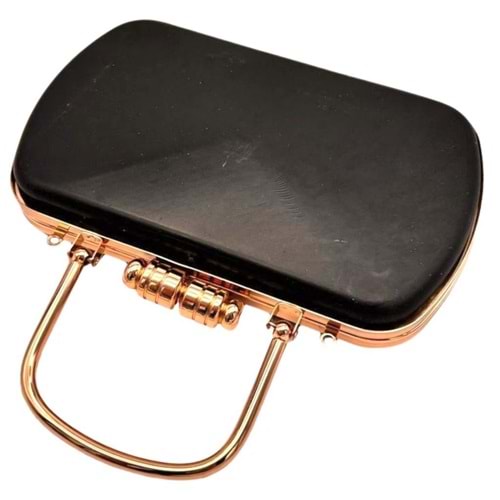 Çanta Aksesuar Abiye Çanta Kalıbı Light Gold Metalli (No:52)