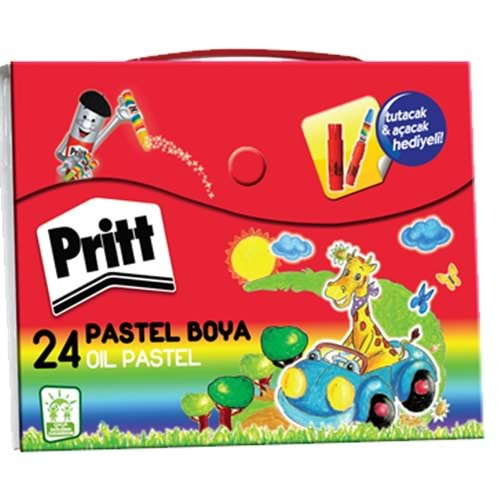 Pritt Çantalı Pastel Boya 24 Lü